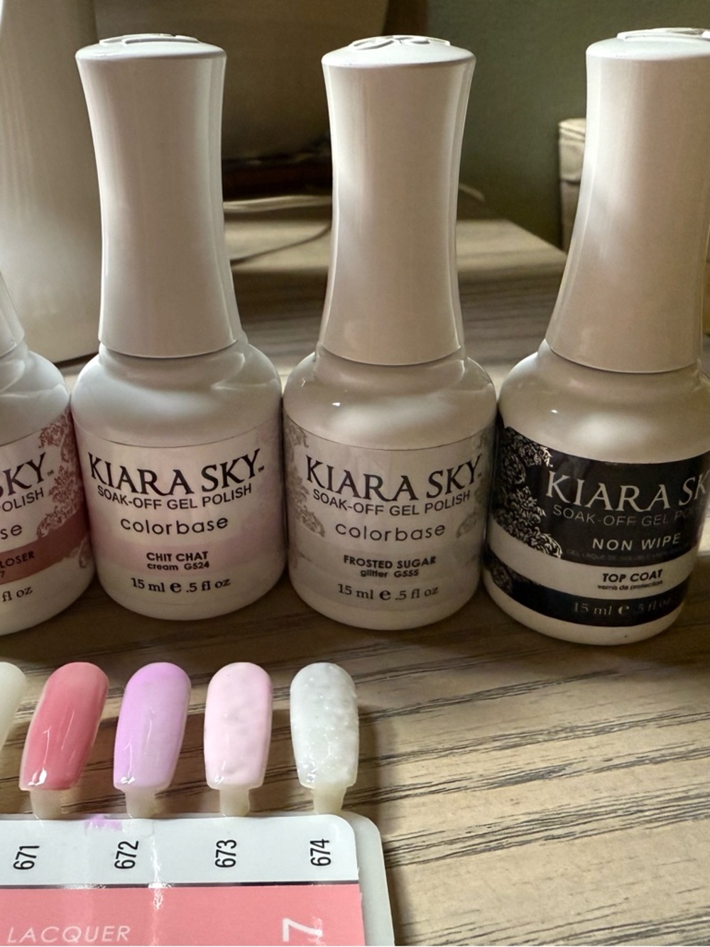 Kiara Sky Gel Polish set of 4